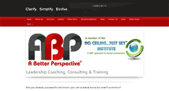 Desktop Screenshot of abetterperspective.com